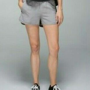Lululemon Varsity grey shorts women's size 10